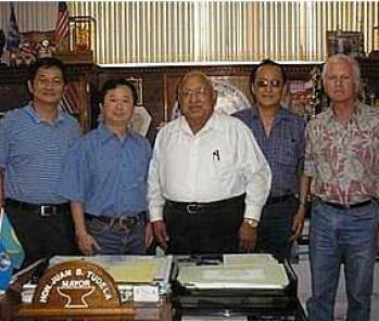 2007年3月7日總會長Mr.James Sung 在塞班主持北瑪政府傳統醫學會務