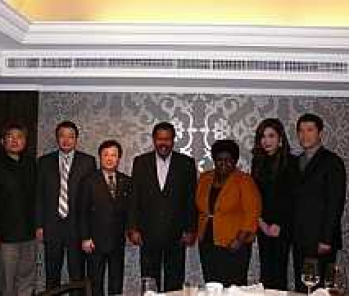 總會長與所羅門駐華大 使及斐濟駐華代表與馬紹爾駐越南總領事餐會